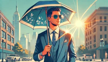 【男性必見】日傘の使い方マスター術：おしゃれで快適な夏を過ごす秘訣