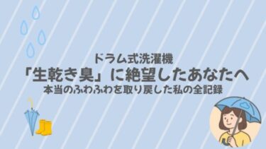 ドラム式洗濯機の「生乾き臭」に絶望したあなたへ。本当のふわふわを取り戻した私の全記録